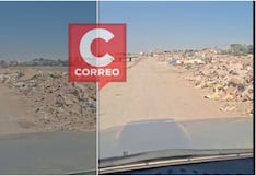Ica: vía El Dique se convierte en botadero informal de basura y desmonte