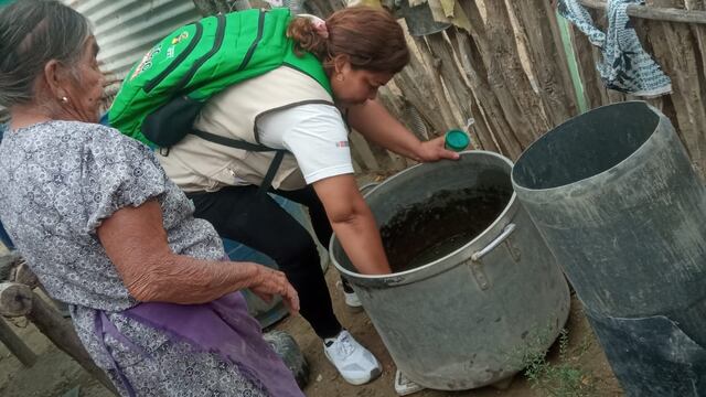 Piura: Realizan control focal del dengue en más de 600 viviendas de La Obrilla y San Rafael