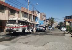 Arequipa: Vecinos de Pedro P. Díaz atemorizados por incendio de combi cerca a viviendas (VIDEO)