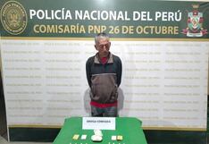 Piura: Detienen a sexagenario con droga