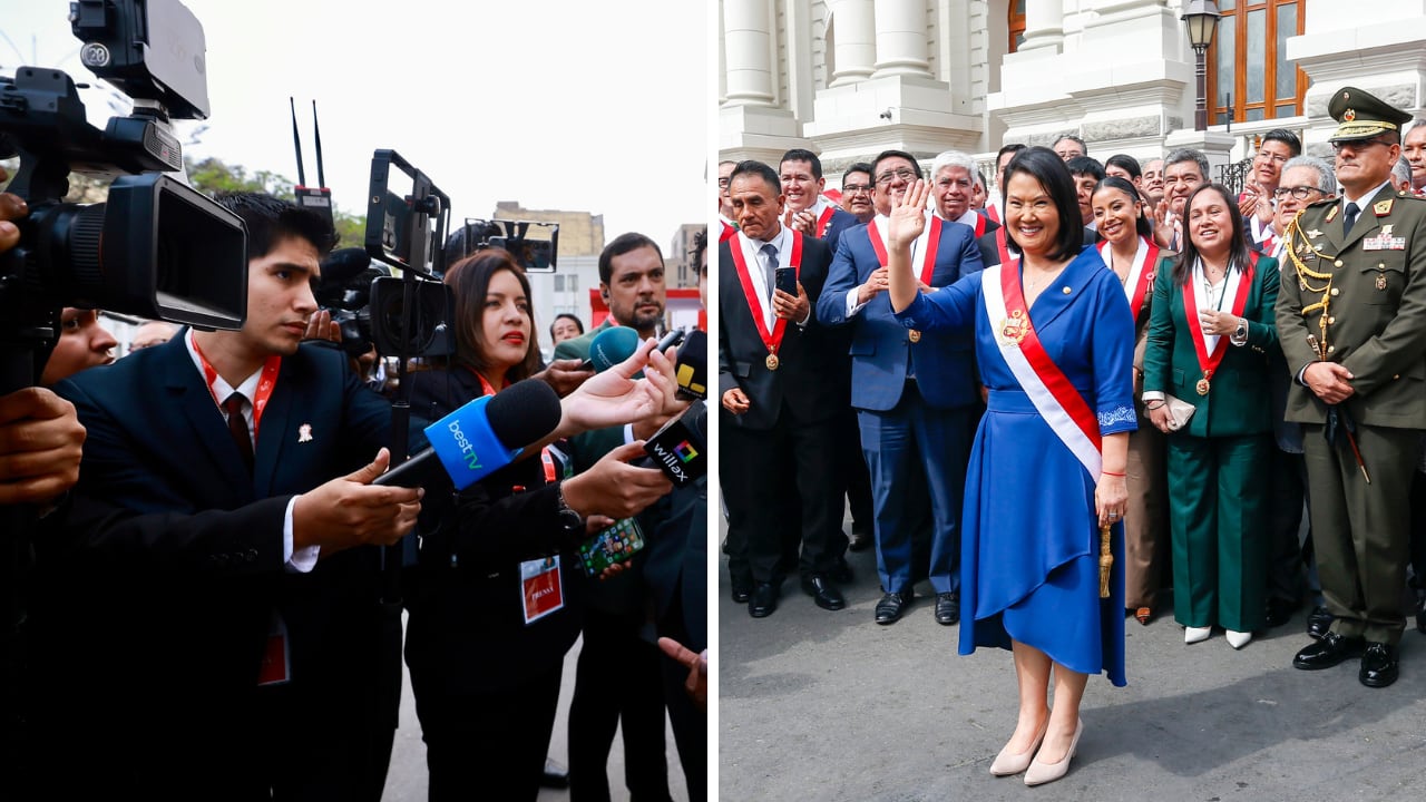 La presidenta Keiko Fujimori aseguró que su gobierno respetará la autonomía de los poderes del Estado y anunció que impulsará un diálogo con las instituciones del sistema de justicia para mejorar el acceso y fortalecer la meritocracia. (Imágenes de Flickr: Presidencia / Congreso de la República)
