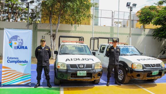 Gobierno Regional de Piura reparó dos camionetas policiales