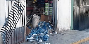 Extorsionadores detonan un explosivo en la ferretería de una pareja en el distrito de Cayma. Foto: GEC.