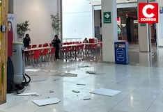 Incidente en Plaza Norte: Reportan caída parcial del techo de patio de comidas del centro comercial