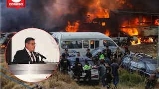 Incendio en depósito de Incho: ¿Quién responderá por los vehículos destruidos?