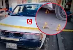 Comas: atacan a balazos a colectivero en mercado Velasco y dejan nota extorsiva con número de celular