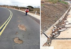 Carretera de S/18 millones presenta grave deterioro en Piura
