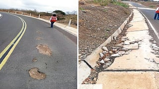 Carretera de S/18 millones presenta grave deterioro en Piura