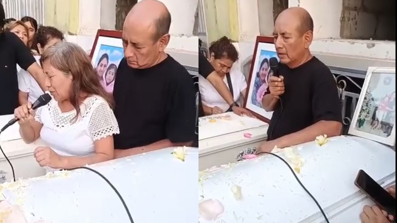 Familiares y amigos las despidieron en medio de dolor.