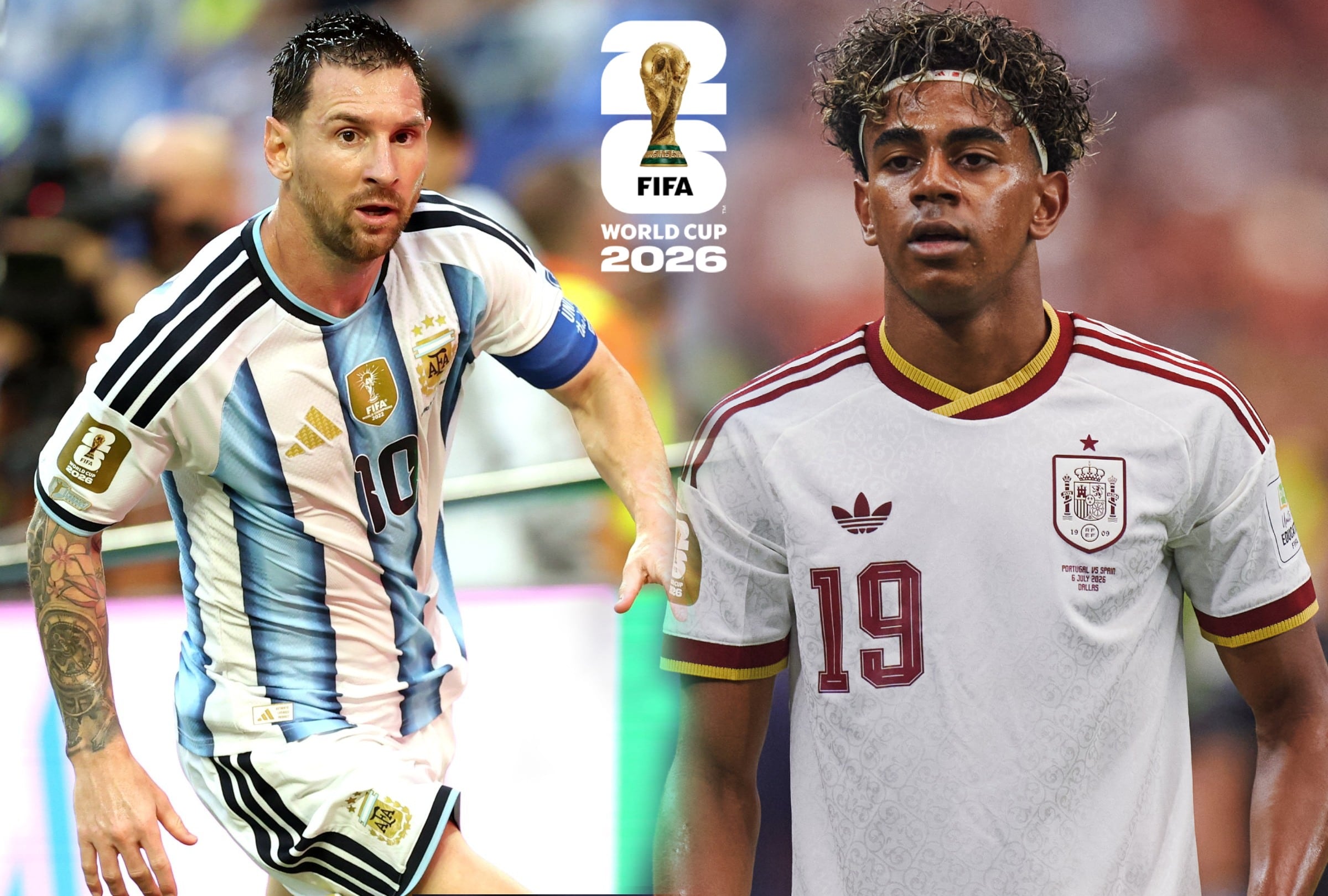Argentina y España definirán al campeón del Mundial 2026. FOTO: X de la Selección Argentina y X de la Selección de España.
