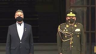 Presidente Francisco Sagasti lideró última ceremonia de cambio de guardia
