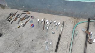 Internos del penal de Camaná tenían cuchillos artesanales