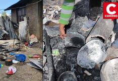 Huancayo: Incendio en Pilcomayo deja sin enseres a madre de cinco hijos que salió a trabajar (VIDEO)