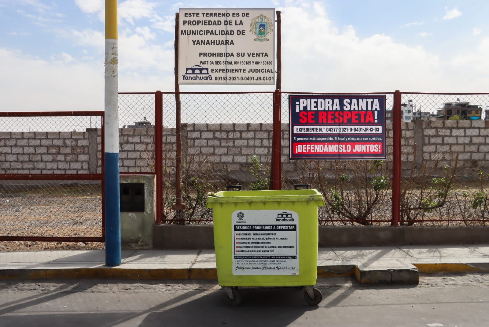 Hipotecan terreno 2 mil m2 de Yanahuara y está a punto de perderlo