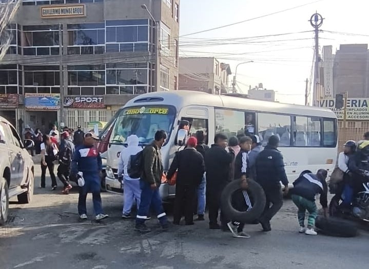 Cono Norte de Arequipa sin transporte. Foto: GEC