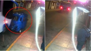 Bus fuera de control embiste y arrastra mototaxi en Chincha Alta