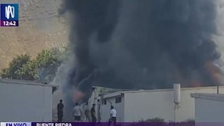 Incendio en escuela PNP de Puente Piedra fue controlado sin víctimas, informa Mininter