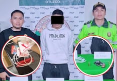 La Libertad: Policía detiene a joven con arma de fuego, explosivos y adhesivos extorsivos