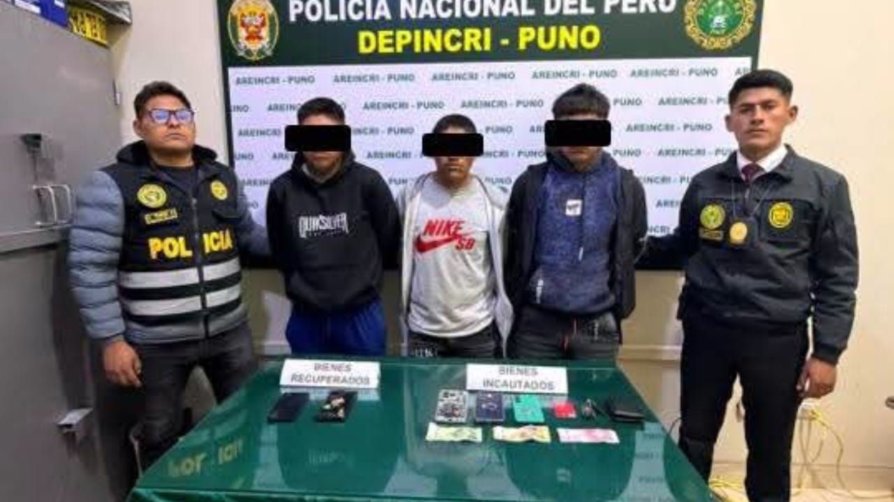 Celular rastreado por GPS guía a la policía hasta Paucarcolla