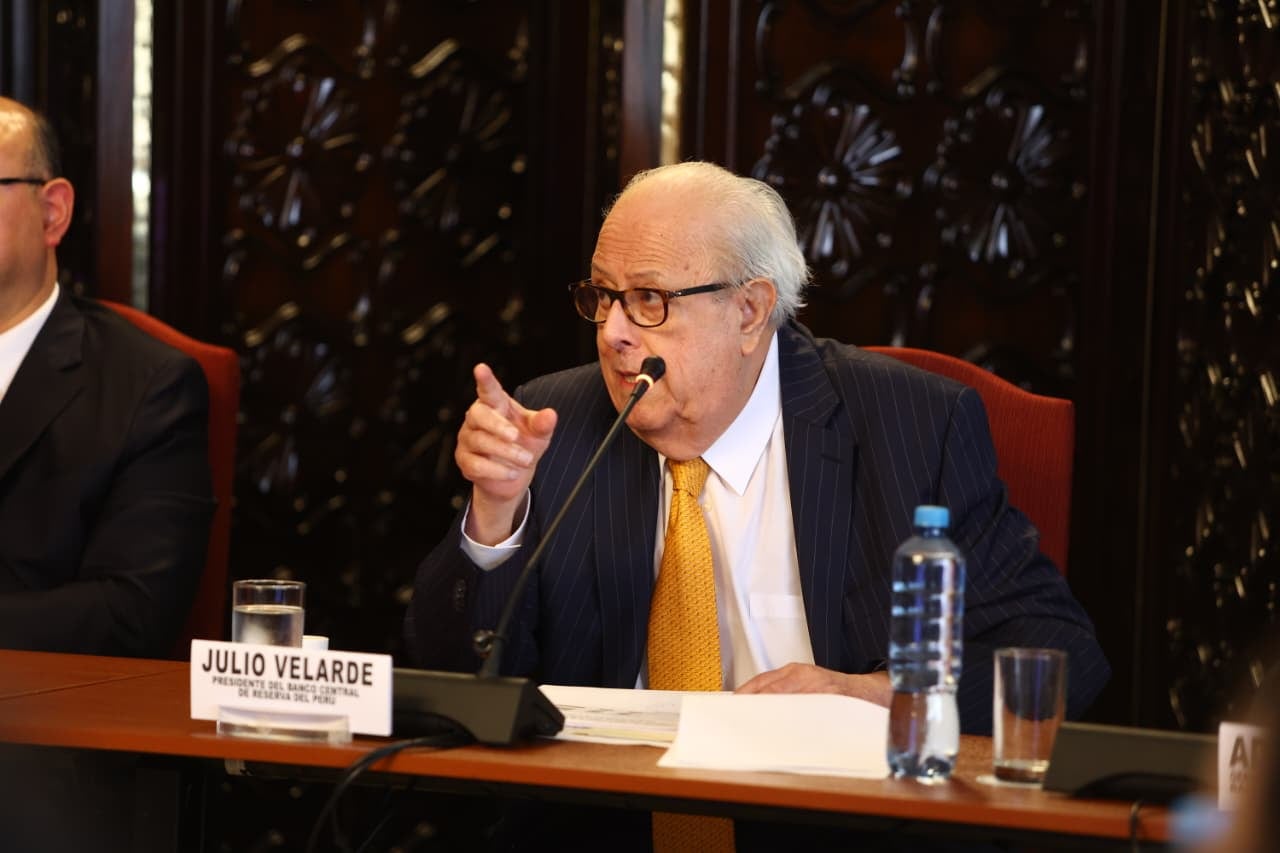 Presidente del Banco Central de Reserva (BCR), Julio Velarde, señaló que los efectos de El Niño aún están por conocerse. FOTO GEC: Giancarlo Ávila.