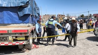 Niño muere atropellado por tráiler en Apipa de Cerro Colorado en Arequipa