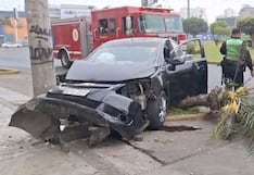 San Miguel: tres heridos deja choque de auto contra poste en avenidas Universitaria y La Marina