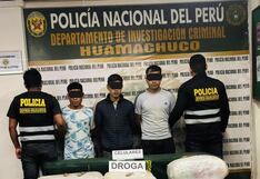 La Libertad: Detienen a tres hombres con varios kilos de marihuana en Huamachuco