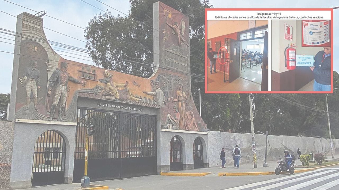 El riesgo es permanente en ciudad universitaria, sede administrativa y hasta en colegio Rafael Narváez Cadenillas. La titular de la OCI, Susana Vergara, notificó a rector.