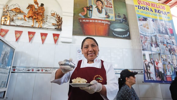 Es considerado uno de los mejores quesos helados de Arequipa. (Foto: Leonardo Cuito)