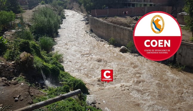 Alerta Roja: Indeci advierte riesgo de activación de quebradas en Áncash, Ayacucho y Huancavelica. Composición: Diario Correo.