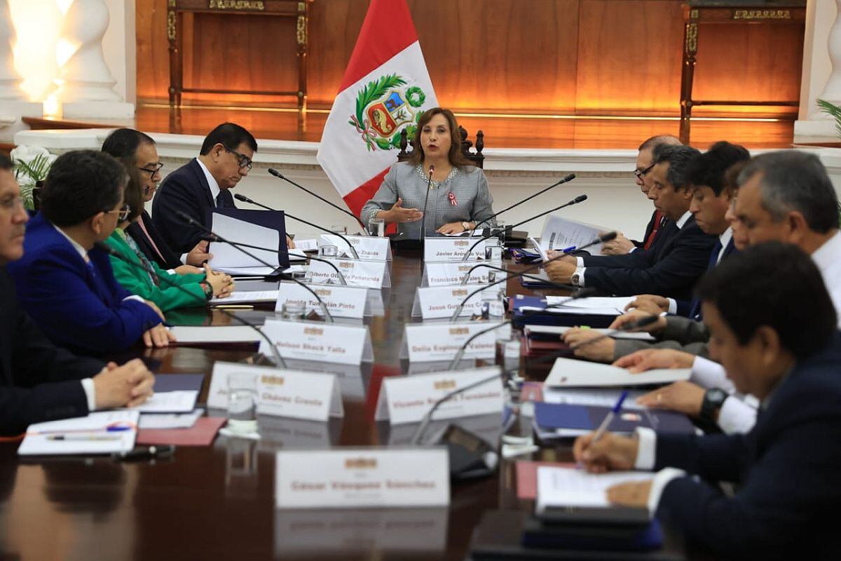 Dina Boluarte encabeza sesión del Consejo de Estado. (Foto: Presidencia)