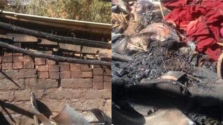 Huamachuco: Familia lo pierde todo en incendio (FOTO)