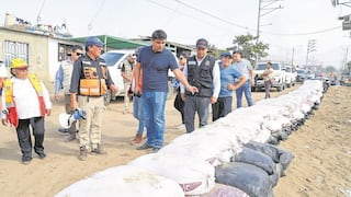 Hay tres barreras para evitar que Trujillo se inunde