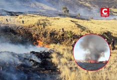 Puno: voraz incendio destruyó dos islas flotantes de Los Uros y afectó a 11 familias