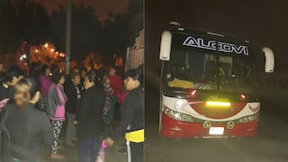 Hampones atacan a balazos y pedradas bus con trabajadores de empresa agrícola