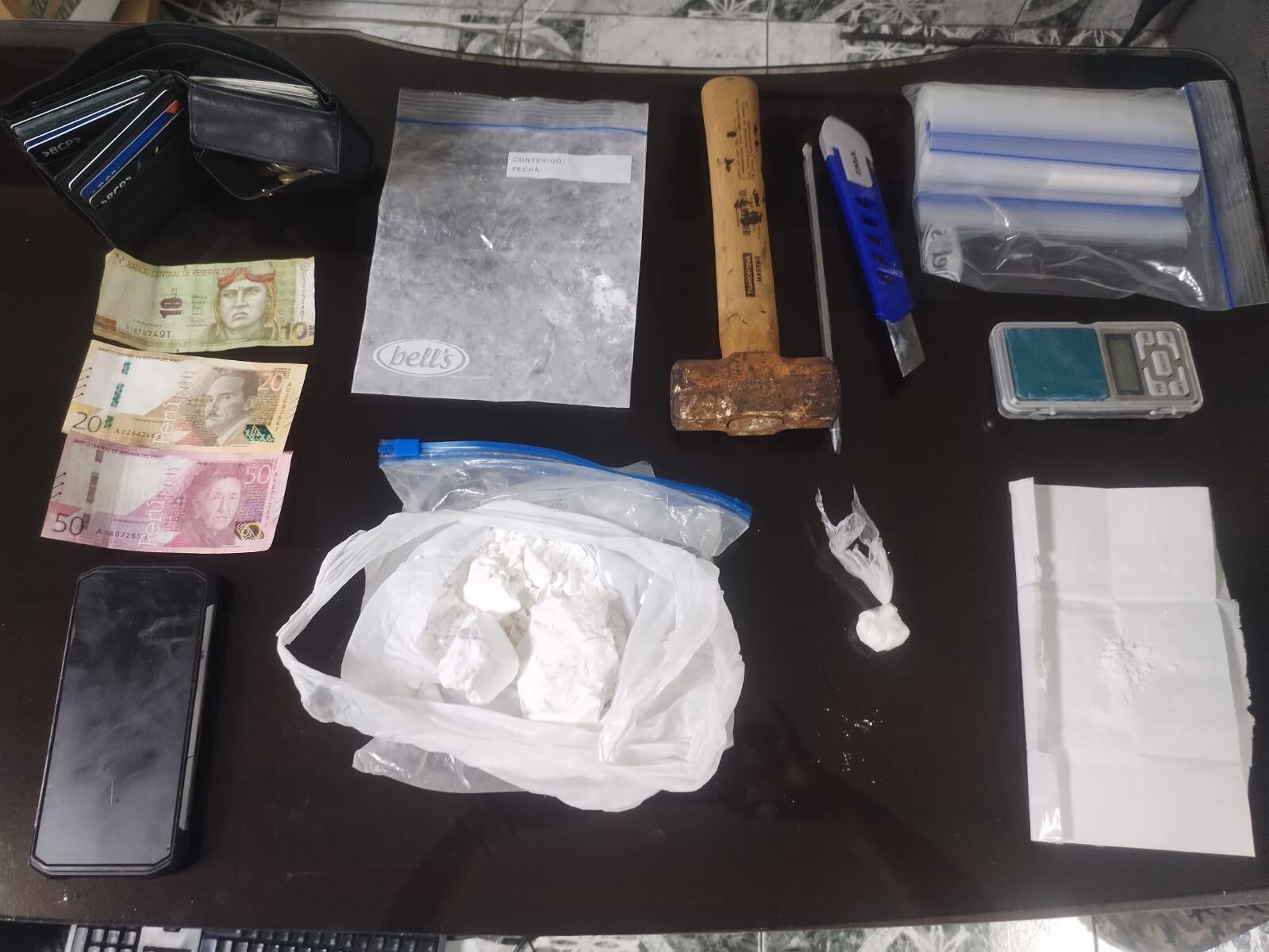 Policía detuvo a hombre con drogas en la ciudad de Arequipa. (Foto: GEC)