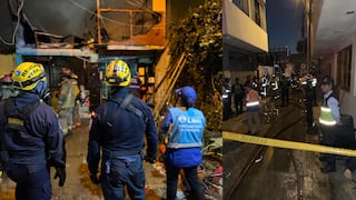 Cercado de Lima: Incendio comprometió a tres viviendas en el jirón Huancavelica