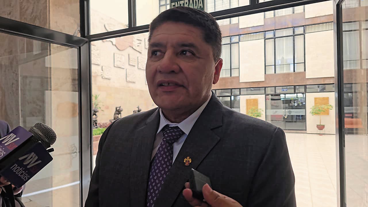 Víctor Hugo Rivera habla sobre el primer intercambio vial que ejecutaría en el 2026. Foto: GEC