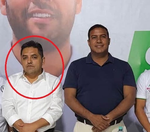 Milian junto a Zunini en una actividad política.