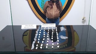 Detienen a joven de 19 años con 50 bolsitas de droga en el Cercado de Arequipa