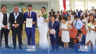Pisco: 29 parejas participaron y se dieron el “sí acepto” en matrimonio civil
