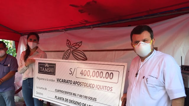 Empresa hace millonaria donación y logran comprar nueva planta de oxígeno en Loreto