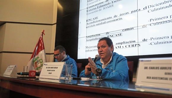 Gerente ejecutivo de EsSalud, César Linares. (Foto: GEC)