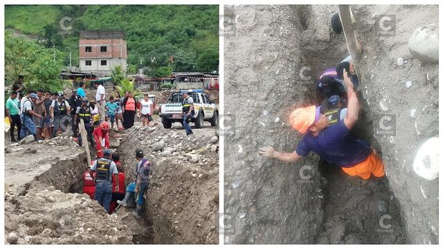 Más de 3 horas dura rescate de obrero que quedó semienterrado en derrumbe de obra 