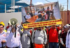 Protesta de obreros de construcción civil desata violencia y retrasa más de 100 obras en Arequipa