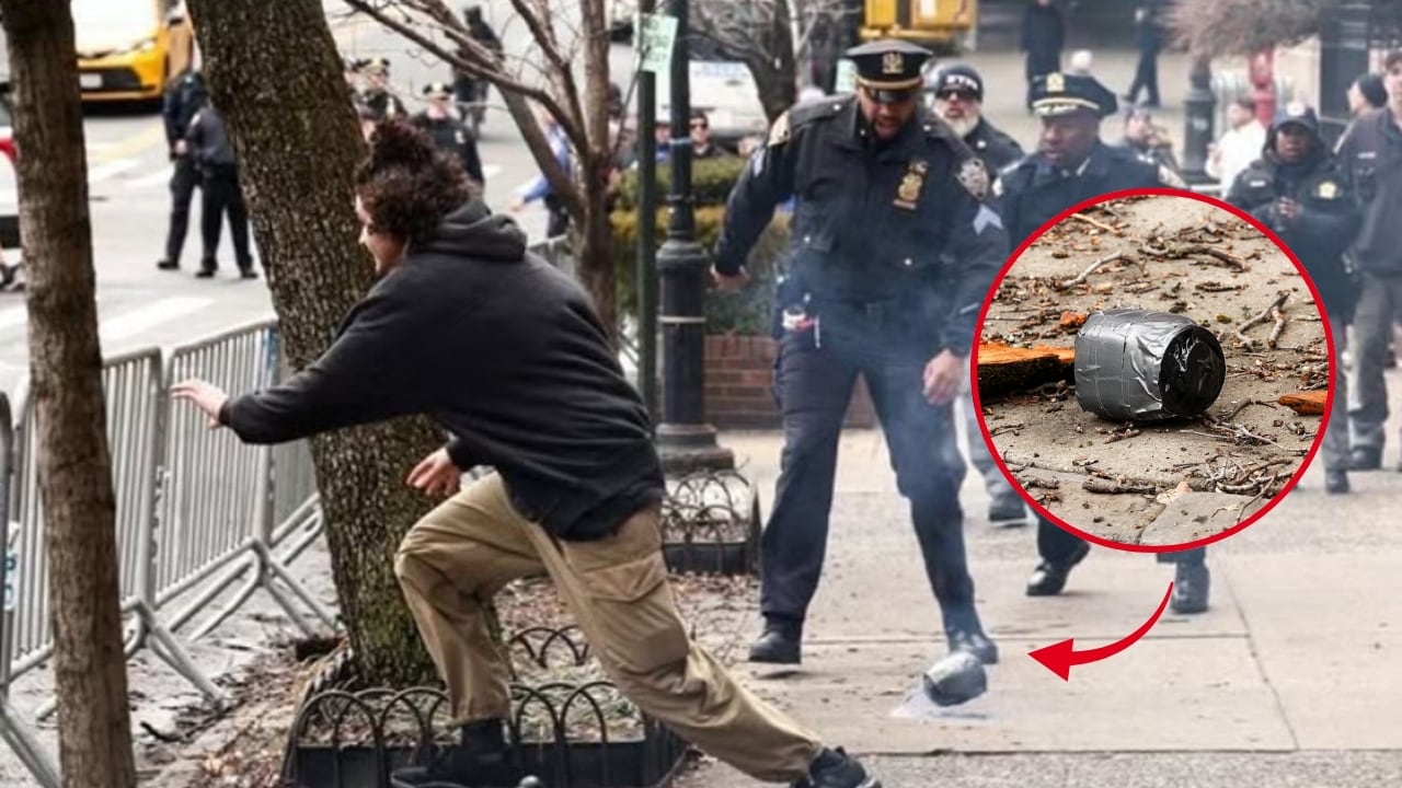 EE.UU: detienen a dos jóvenes por arrojar bomba casera frente a la casa del alcalde de Nueva York. Foto: Independent.