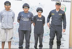 Intervienen a nueve menores por extorsión en La Libertad