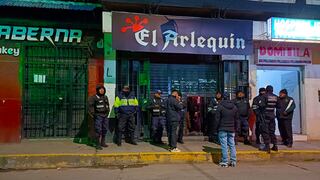 Huancayo: Clausuran local “Arlequín” por operar como bar sin autorización