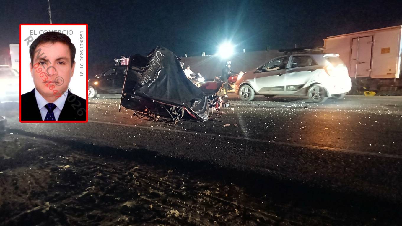 Lambayeque: agricultor muere en choque cuando iba al mercado con su hijo