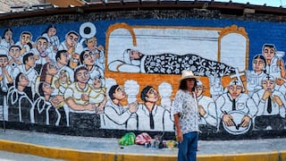 Confeccionan mural “Tributo a la Semana Santa de Catacaos”
